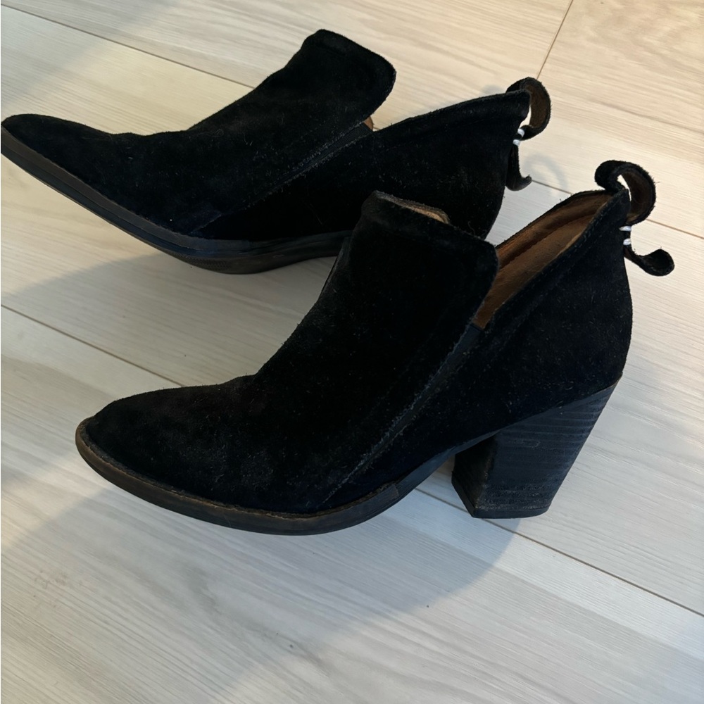 Black Suede Ankle Boots